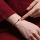 Cinnabar Red Agate Blessing Bracelet