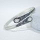 Zircon Water Drop Healing Cuff Bracelet