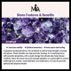 925 Silver Amethyst Healing Heart Charm Bracelet 925 Silver Amethyst Healing Heart Charm Bracelet