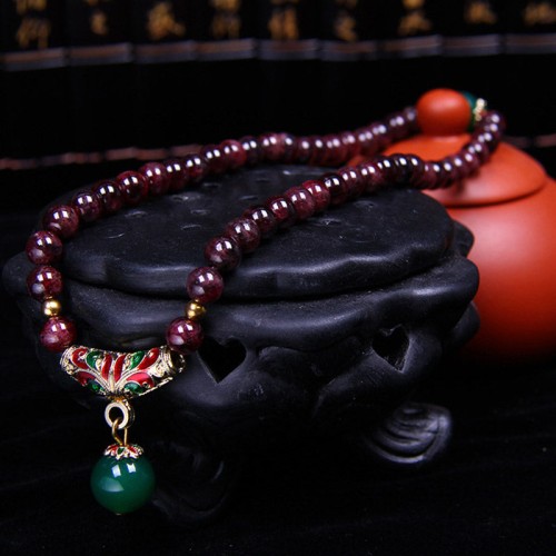 Natural Garnet Blessing Bracelet Natural Garnet Blessing Bracelet