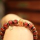 Swallowing Beast Family Wealth Thangka Bracelet