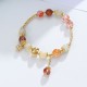 Colorful Rutilated Quartz Cat Eye Zircon Auspicious Bracelet Colorful Rutilated Quartz Cat Eye Zircon Auspicious Bracelet