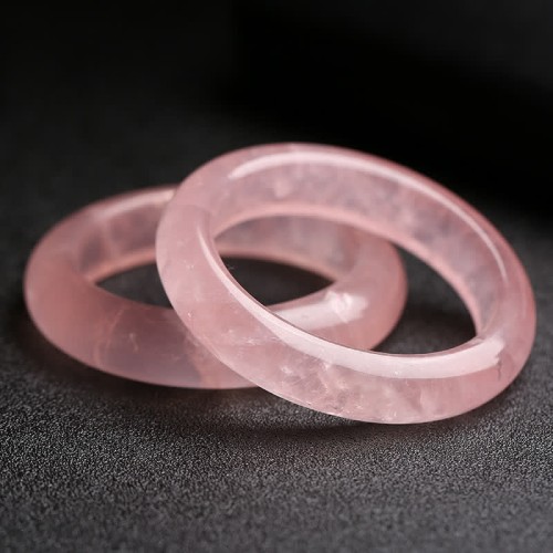 Rose Quartz Love Caring Bangle Rose Quartz Love Caring Bangle