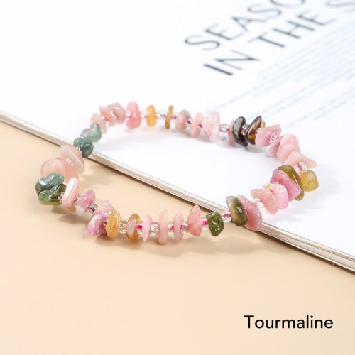 Irregular Shape Stone Crystal Meditation Balance Bracelet Irregular Shape Stone Crystal Meditation Balance Bracelet