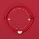 999 Silver Bean Design Luck Connection Braided Bracelet 999 Silver Bean Design Luck Connection Braided Bracelet