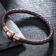 Vintage Leather Rope Luck Braid Bracelet Vintage Leather Rope Luck Braid Bracelet