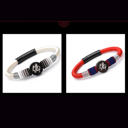 Buddha Ebony Handcrafted Rope Bracelet