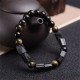 Gold Sheen Obsidian Black Tourmaline Wealth Bracelet Gold Sheen Obsidian Black Tourmaline Wealth Bracelet