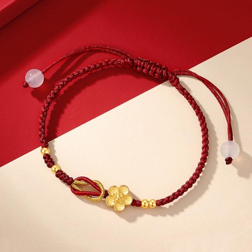 Sterling Silver Cherry Blossom Chalcedony Bracelet Sterling Silver Cherry Blossom Chalcedony Bracelet
