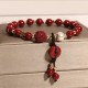 Cinnabar Peace Buckle Copper Coin Blessing Bracelet Cinnabar Peace Buckle Copper Coin Blessing Bracelet
