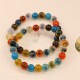 Colorful Candy Agate Strength Healing Bracelet Colorful Candy Agate Strength Healing Bracelet