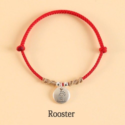 Handmade 999 Silver Year of the Dragon Luck Bracelet