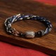 925 Sterling Silver Koi Fish Reincarnation Knot Bracelet 925 Sterling Silver Koi Fish Reincarnation Knot Bracelet