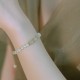 14K Gold Plated Pearl Hetian Cyan Jade Sincerity Bead Bracelet 14K Gold Plated Pearl Hetian Cyan Jade Sincerity Bead Bracelet
