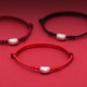 999 Silver Bean Design Luck Connection Braided Bracelet 999 Silver Bean Design Luck Connection Braided Bracelet