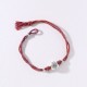 999 Sterling Silver Persimmon Luck Braided Bracelet 999 Sterling Silver Persimmon Luck Braided Bracelet