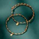 Fu Character Peace and Joy Luck Handmade Multicolored Bracelet