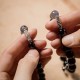 925 Silver Obsidian Moonstone Strength Couple Bracelet 925 Silver Obsidian Moonstone Strength Couple Bracelet