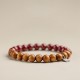 925 Sterling Silver Peach Wood Cinnabar Evil Spirit Bracelet 925 Sterling Silver Peach Wood Cinnabar Evil Spirit Bracelet