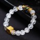 Color-Changing Pixiu White Crystal Wealth Bracelet