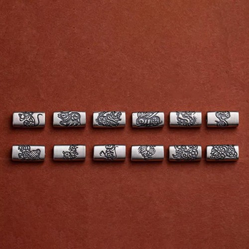 925 Silver 12 Chinese Zodiac Cinnabar String Bracelet 925 Silver 12 Chinese Zodiac Cinnabar String Bracelet