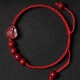 Laughing Buddha Cinnabar Blessing String Bracelet Laughing Buddha Cinnabar Blessing String Bracelet
