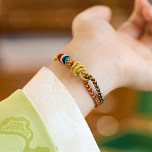 Year of the Dragon Koi Fish Mahjong Luck Bracelet