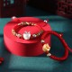 999 Sterling Silver Red Rope Kids Luck Bracelet 999 Sterling Silver Red Rope Kids Luck Bracelet