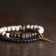 Yak Bone Ebony Wood Copper Strength Bracelet Yak Bone Ebony Wood Copper Strength Bracelet