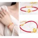 925 Silver Year of the Dragon Golden Dragon Strength Bracelet 925 Silver Year of the Dragon Golden Dragon Strength Bracelet