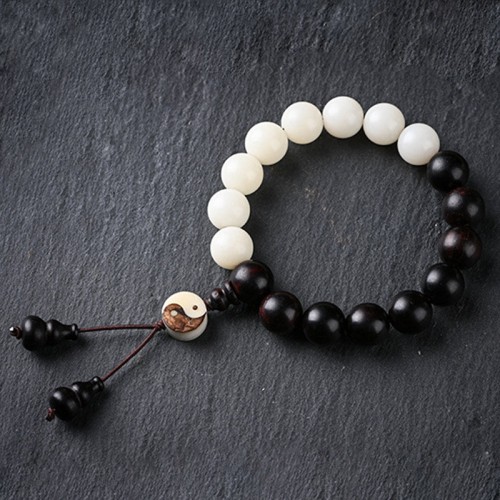 Ebony Yin Yang Protection Bracelet Ebony Yin Yang Protection Bracelet