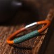 Tibetan Leather Five Elements Luck Braided Bracelet Tibetan Leather Five Elements Luck Braided Bracelet