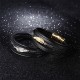 Feather Multilayer Leather Titanium Calm Bracelet Feather Multilayer Leather Titanium Calm Bracelet