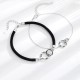 "KEEP ME IN YOUR HEART" Interlocking Circles Healing Bracelet "KEEP ME IN YOUR HEART" Interlocking Circles Healing Bracelet