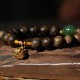 999 Gold Brunei Agarwood Cyan Jade Lotus Bracelet 999 Gold Brunei Agarwood Cyan Jade Lotus Bracelet