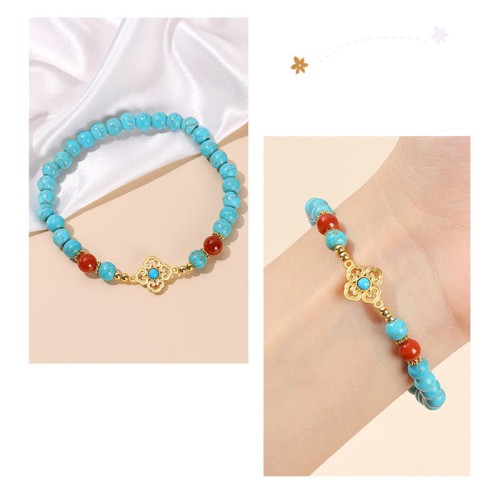 Turquoise Bead Protection Balance Bracelet Turquoise Bead Protection Balance Bracelet