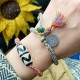 Tibetan Om Mani Padme Hum Silver Dzi Bead Protection Bracelet Tibetan Om Mani Padme Hum Silver Dzi Bead Protection Bracelet