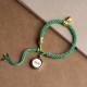 Tibetan Five Gods of Wealth Prayer Wheel Bracelet