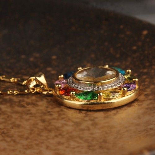Colorful Zircon Copper Wealth Luck Bracelet Colorful Zircon Copper Wealth Luck Bracelet