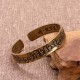 Tibetan Sanskrit Copper Healing Bangle Bracelet Tibetan Sanskrit Copper Healing Bangle Bracelet