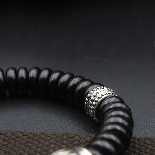 Tibetan Coconut Shell Om Mani Padme Hum Bracelet Tibetan Coconut Shell Om Mani Padme Hum Bracelet