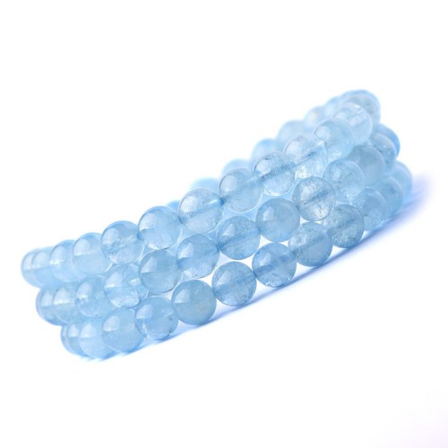 Natural Aquamarine Peace Healing Bracelet