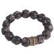 Ebony Wood Copper Peace Balance Couple Bracelet Ebony Wood Copper Peace Balance Couple Bracelet