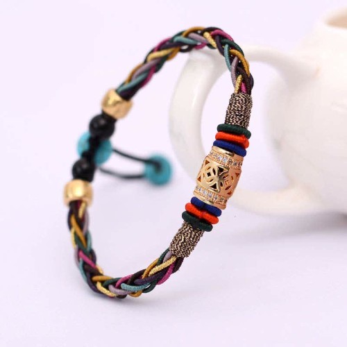 Tibetan Copper Coin Luck Bracelet Tibetan Copper Coin Luck Bracelet