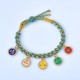 Handmade Tibetan Five God of Wealth Luck Bracelet