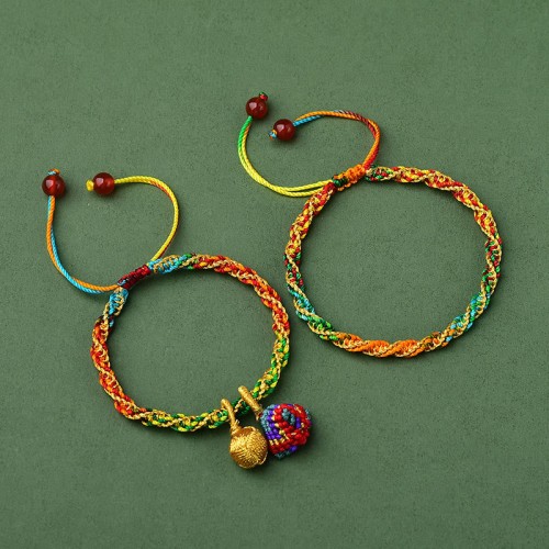 Colorful Rope Zongzi Charm Luck Bracelet Colorful Rope Zongzi Charm Luck Bracelet