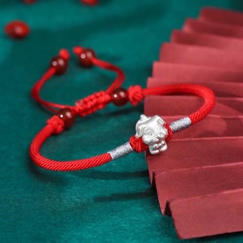 999 Sterling Silver Chinese Zodiac Luck Bracelet 999 Sterling Silver Chinese Zodiac Luck Bracelet
