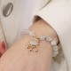 Cat's Eye Pearl Love Charm Bracelet Cat's Eye Pearl Love Charm Bracelet