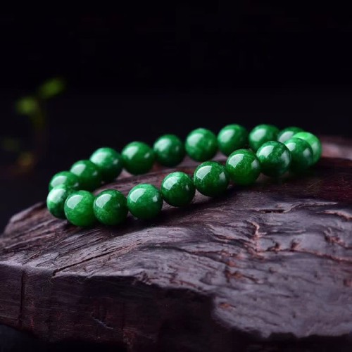 Cyan Jade Bead Harmony Bracelet