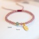 Strawberry Quartz Garnet Jade Fortune Healing Bracelet Strawberry Quartz Garnet Jade Fortune Healing Bracelet
